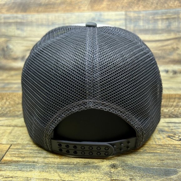 Copenhagen Snuff Vintage Logo Mens Trucker Hat Grey Snapback Chewing Tobacco Cap - Picture 5 of 8